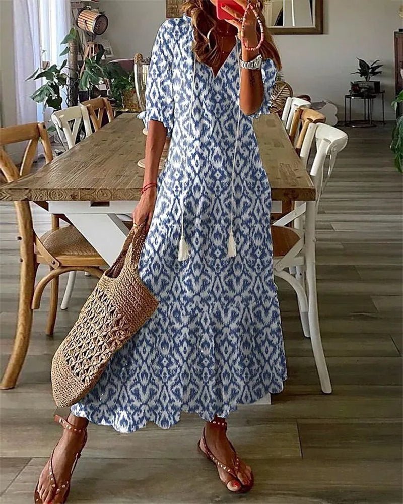 Rosalie | Robe Midi Boho A-Line
