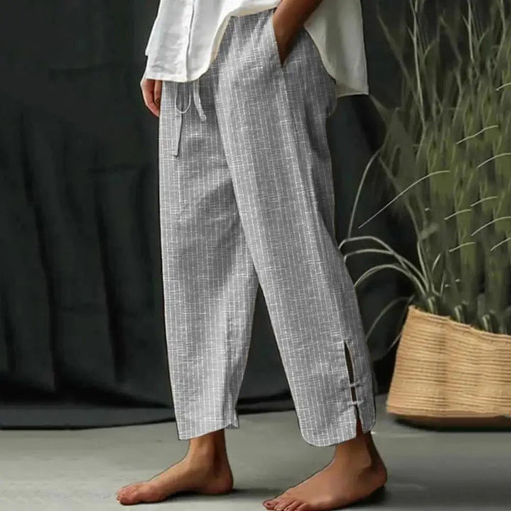 【Coton Et Lin】Pantalons Décontractés Confortables