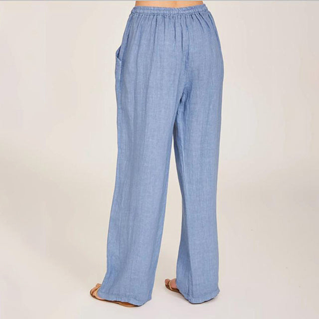 【Coton Et Lin】Pantalons Amples Décontractés