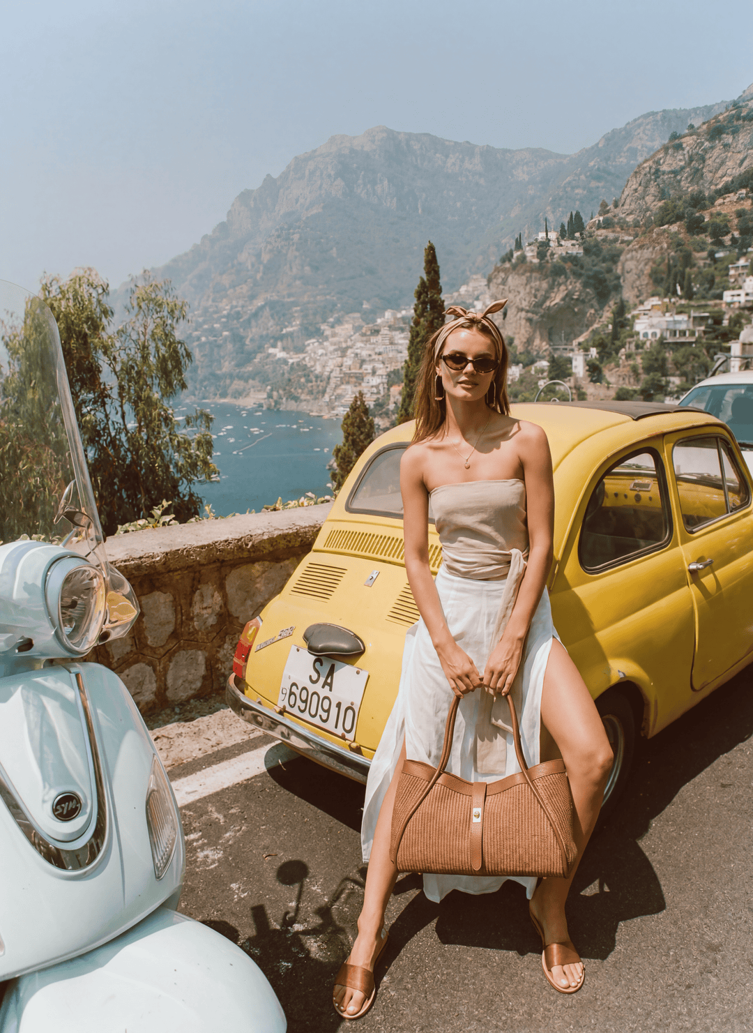 Sac Mayfair en Cuir et Raphia Édition Limitée Cuir