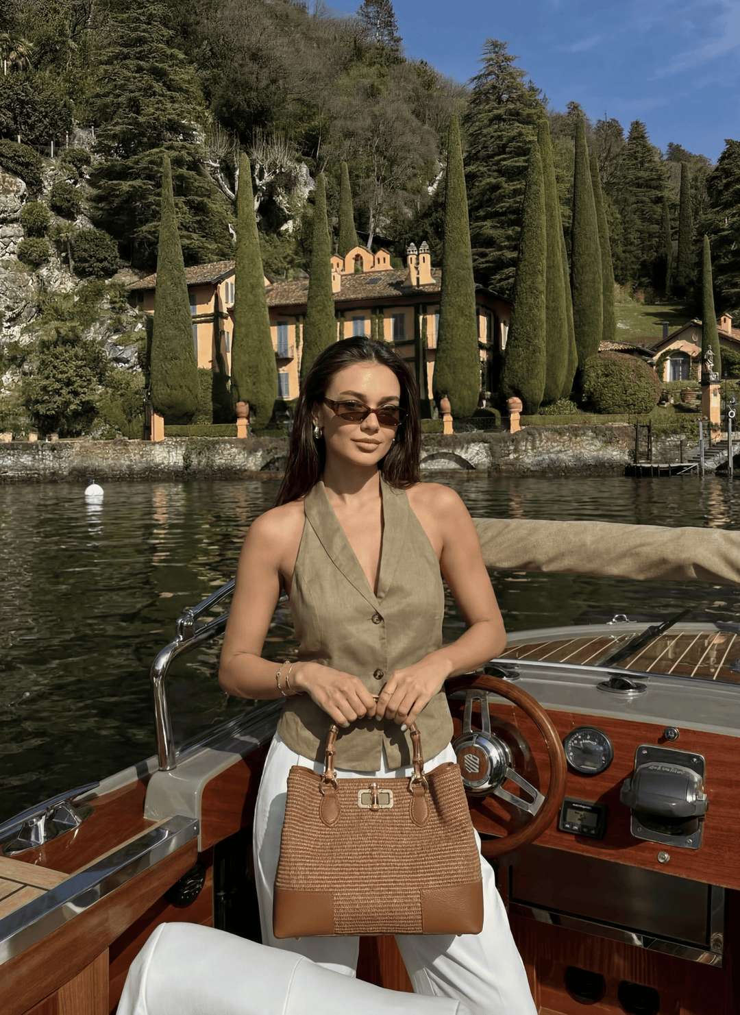 Sac Bamboo Babe en Cuir et Raphia Édition Limitée Cuir