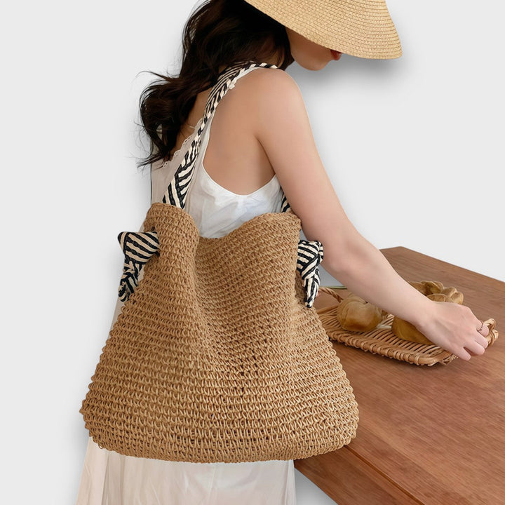 Camilla™ | Sac Boho avec Structure et Bandes Déclaratives