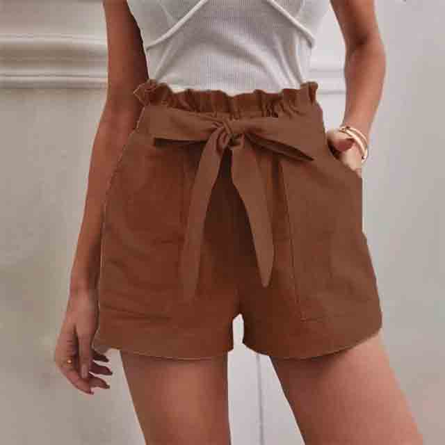 【Coton Et Lin】Shorts Unis Casual
