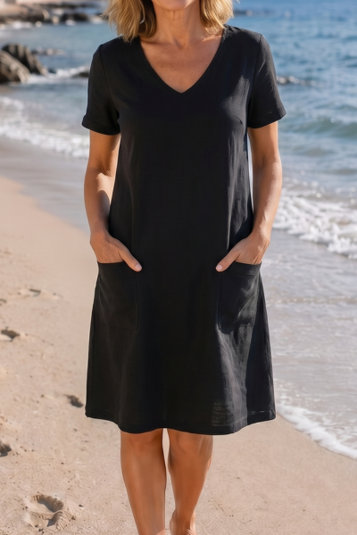 Celia | Robe Décontractée Légère avec Poches
