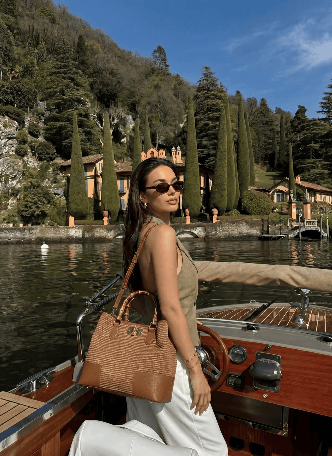 Sac Bamboo Babe en Cuir et Raphia Édition Limitée Cuir