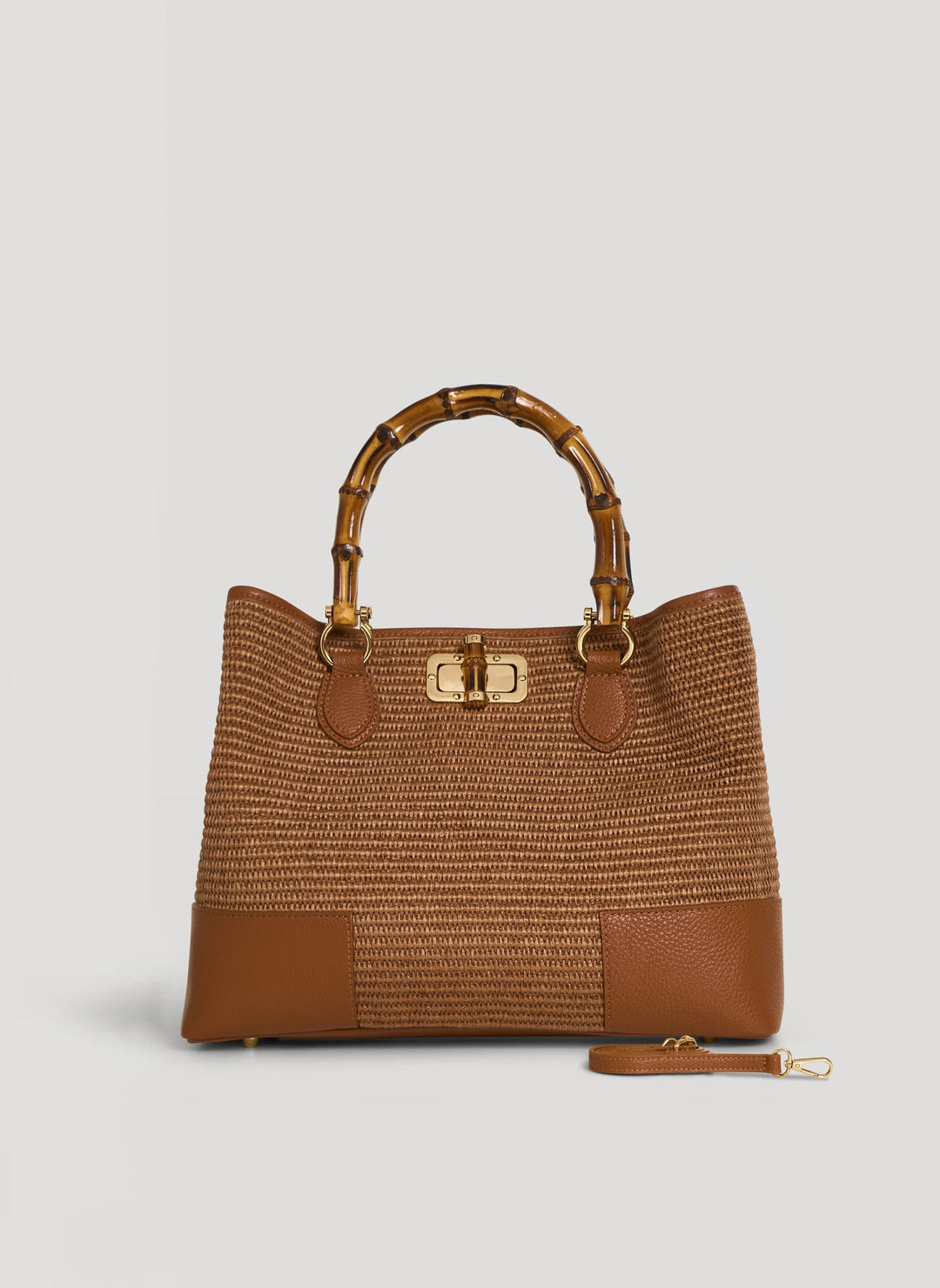 Sac Bamboo Babe en Cuir et Raphia Édition Limitée Cuir