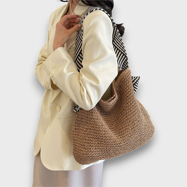 Camilla™ | Sac Boho avec Structure et Bandes Déclaratives
