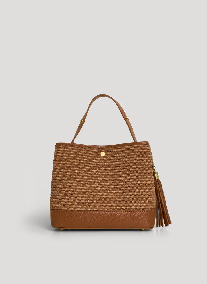 Sac Kendy en Cuir et Raphia Édition Limitée Cuir