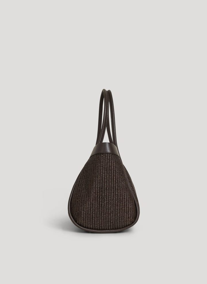 Sac Mayfair en Cuir et Raphia Édition Limitée Tête de Moro
