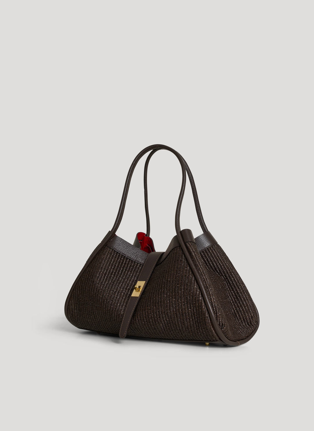Sac Mayfair en Cuir et Raphia Édition Limitée Tête de Moro