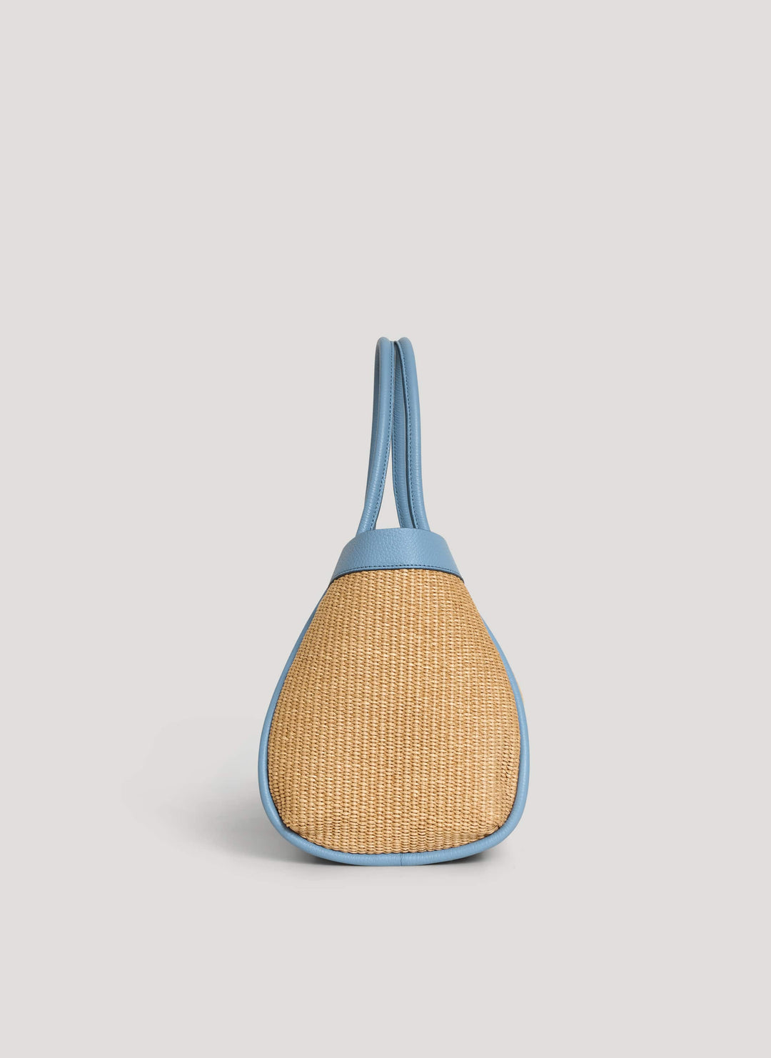 Sac Mayfair en cuir et Rafia Denim