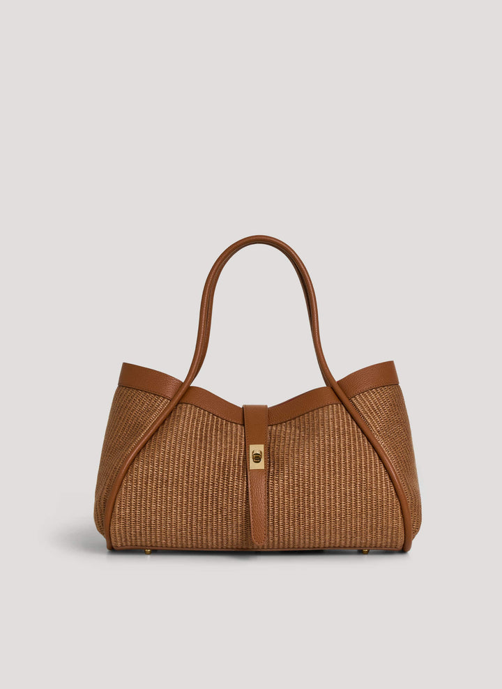 Sac Mayfair en Cuir et Raphia Édition Limitée Cuir