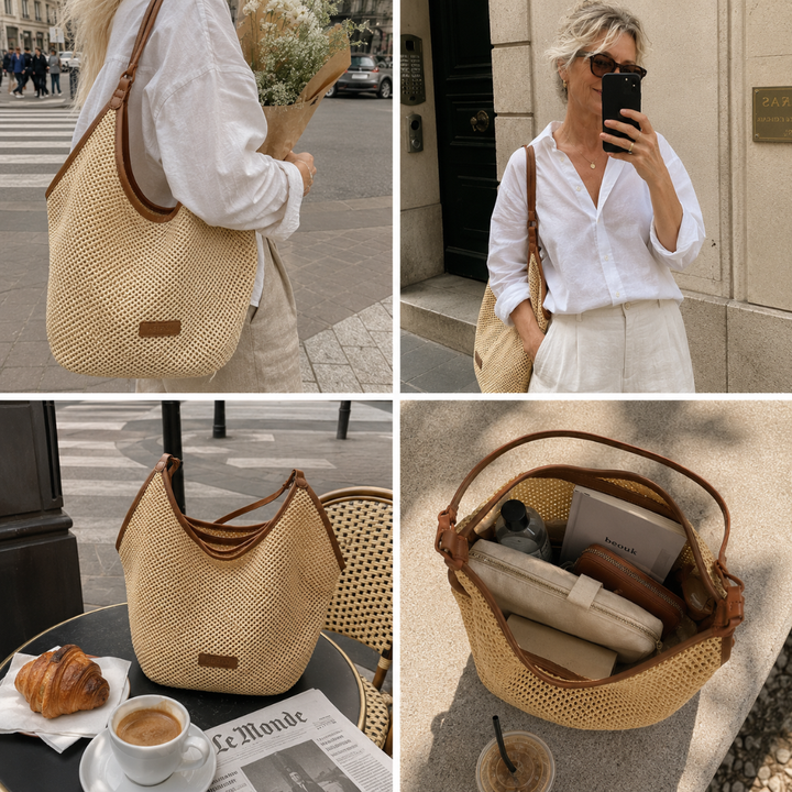 Nora | Le Sac Hobo en Tissage Ouvert