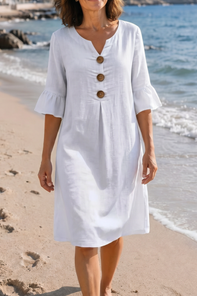 Avira | Robe d'été avec Boutons