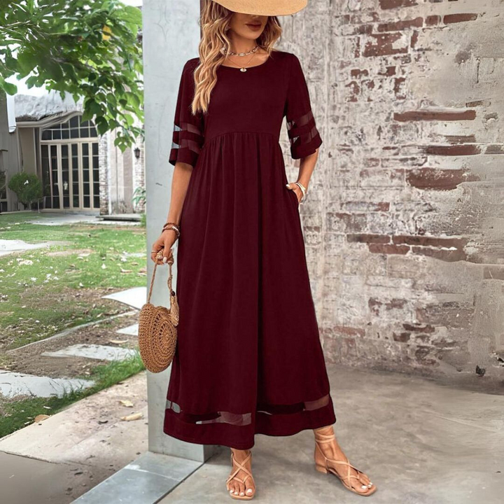 Vivelle| Robe Midi Élégante