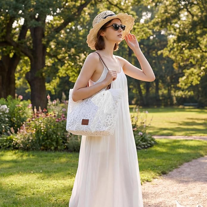 Peicees | Sac à bandoulière en dentelle