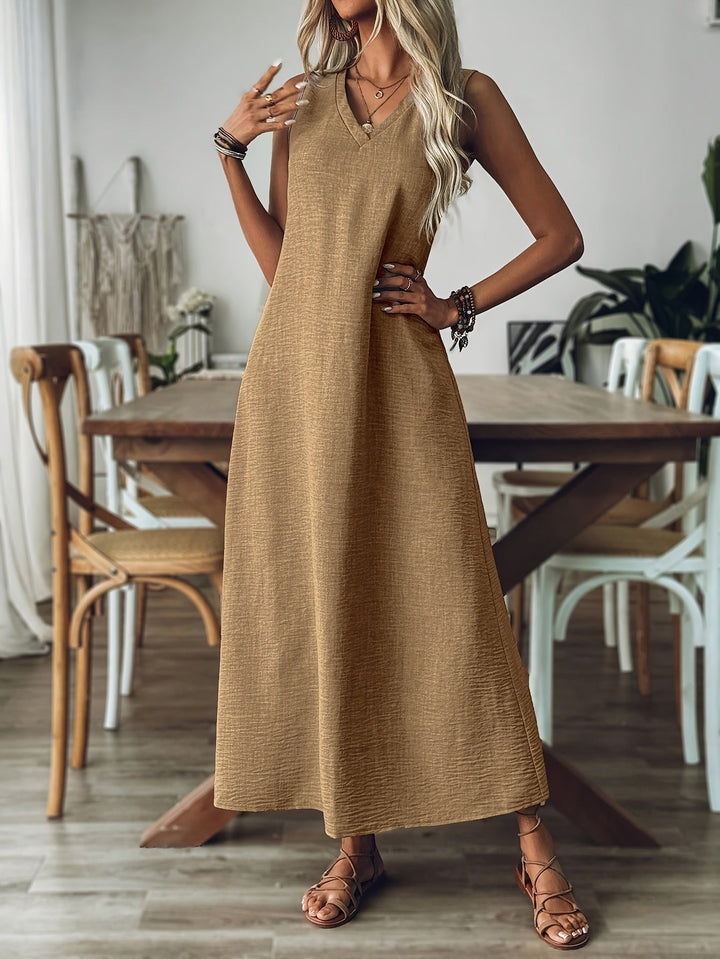 Clara | Robe Maxi Sans Manches