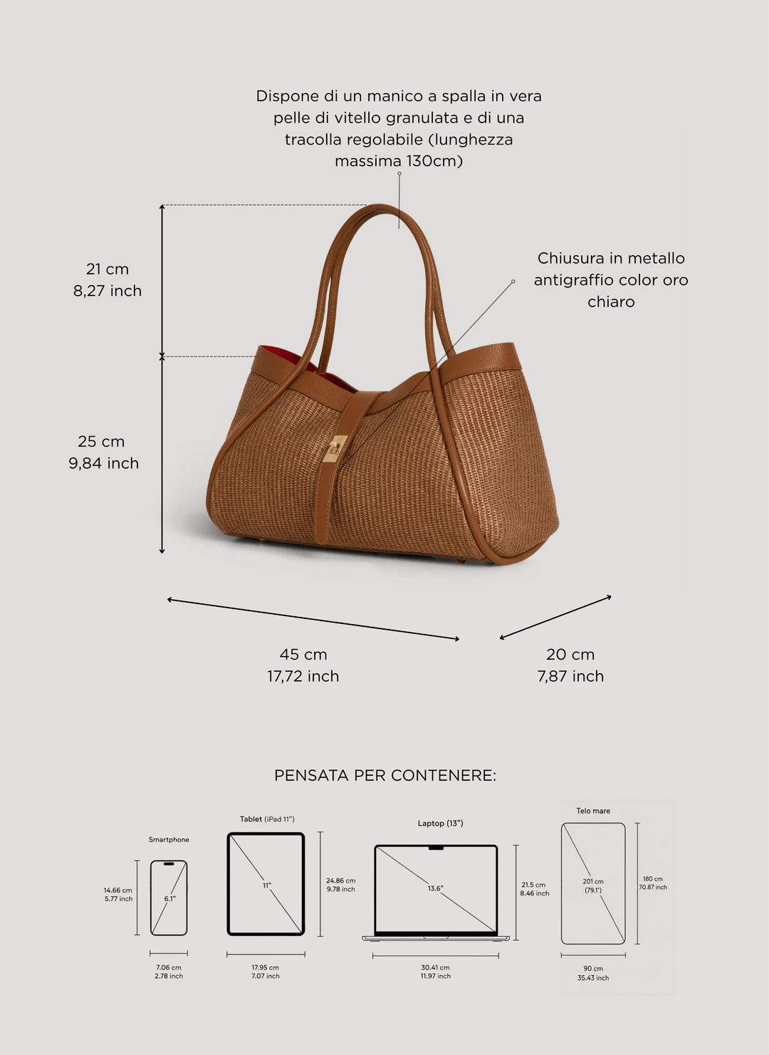 Sac Mayfair en Cuir et Raphia Édition Limitée Cuir