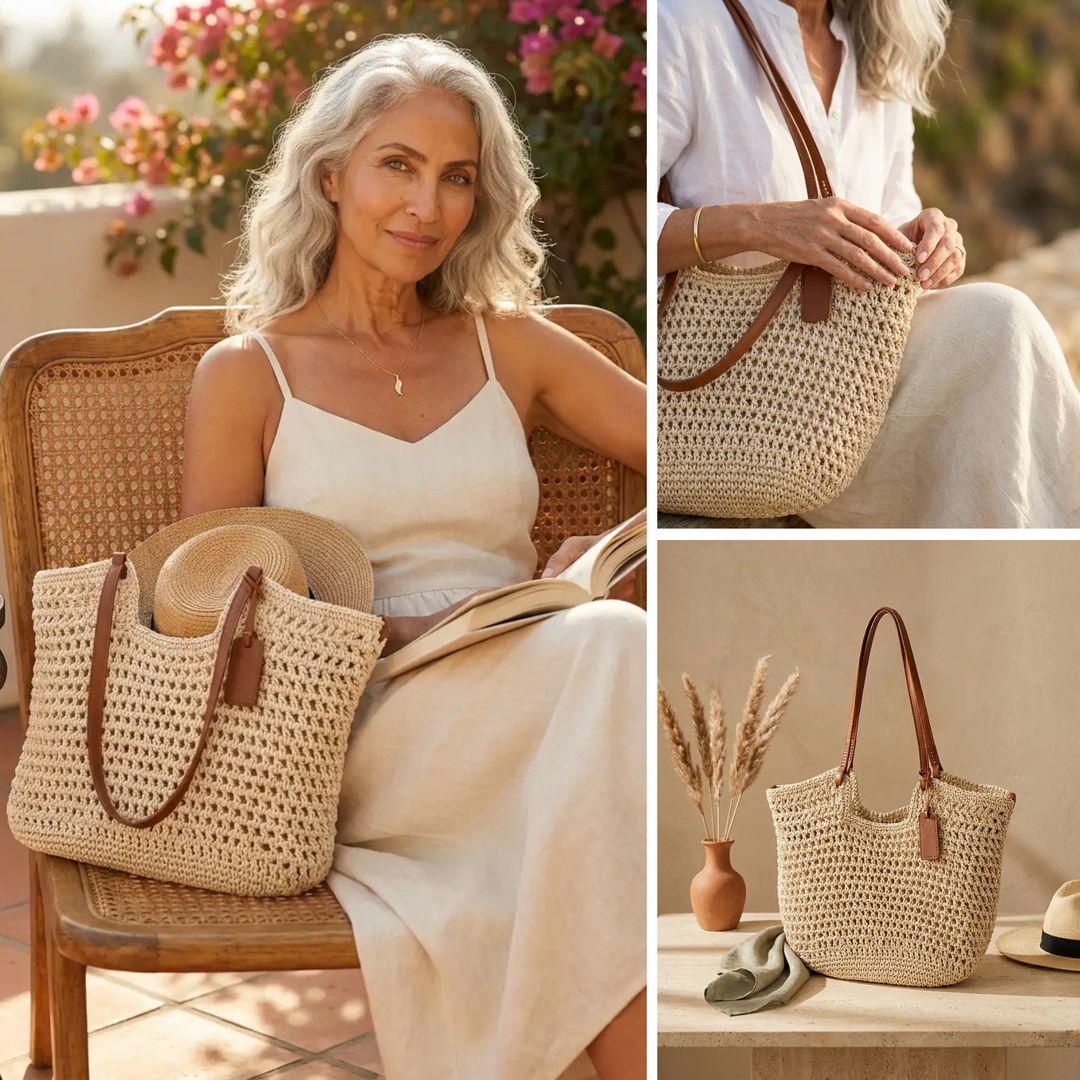 Clare | Le Sac Tote en Crochet Tissé à la Main