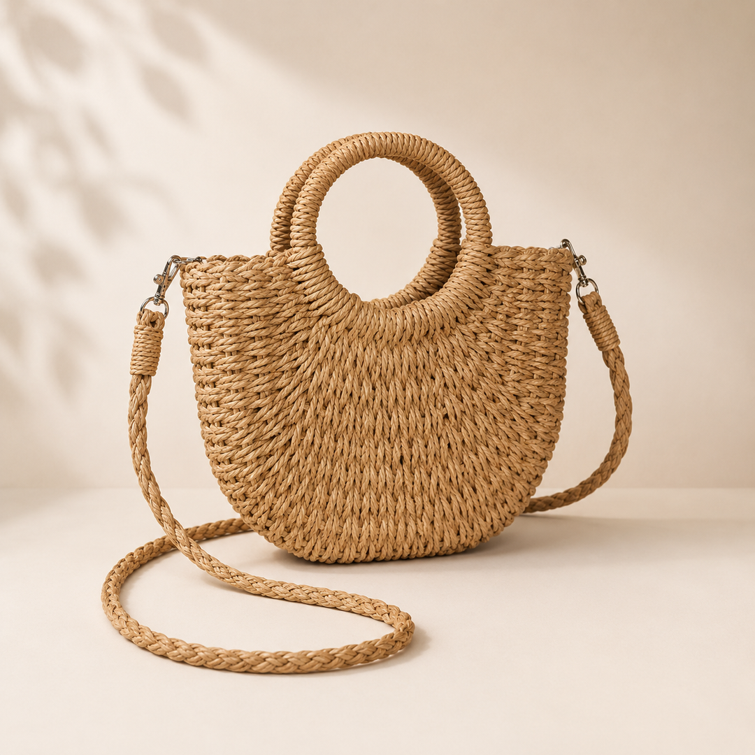Le Marisol™ | Sac en demi-lune tissé à la main