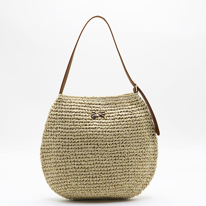 Celeste™ | Le Sac À Épaule Tissé Rond
