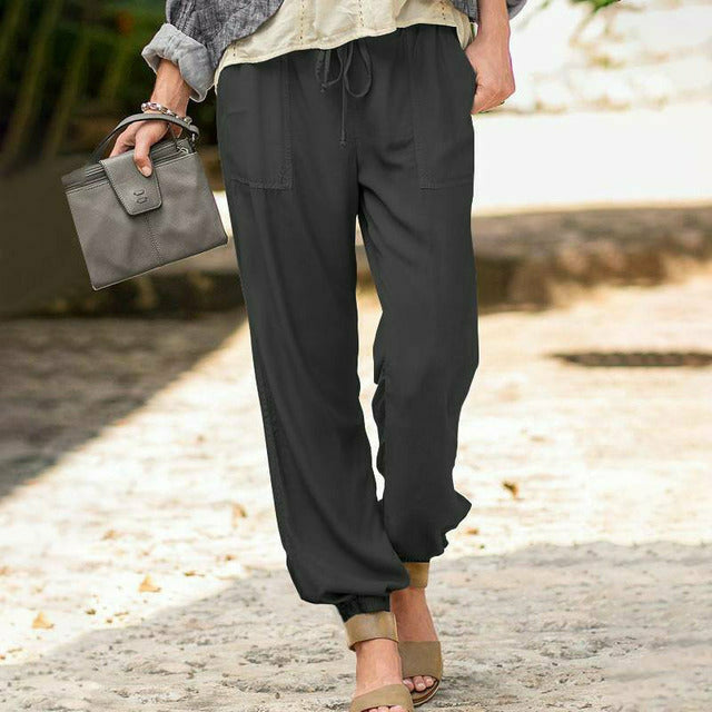 Pantalons décontractés unis