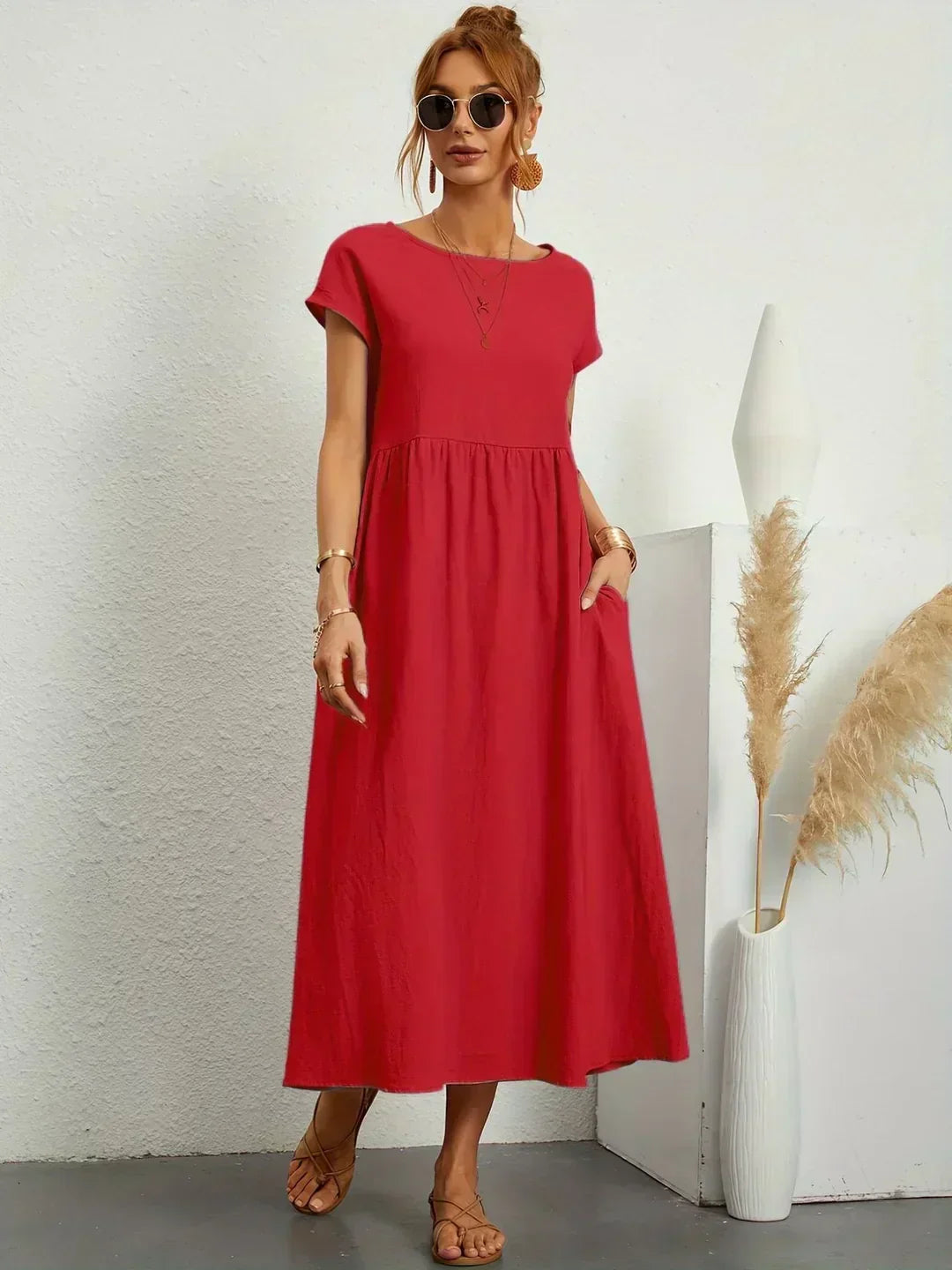 Naya | Robe Midi Aérienne