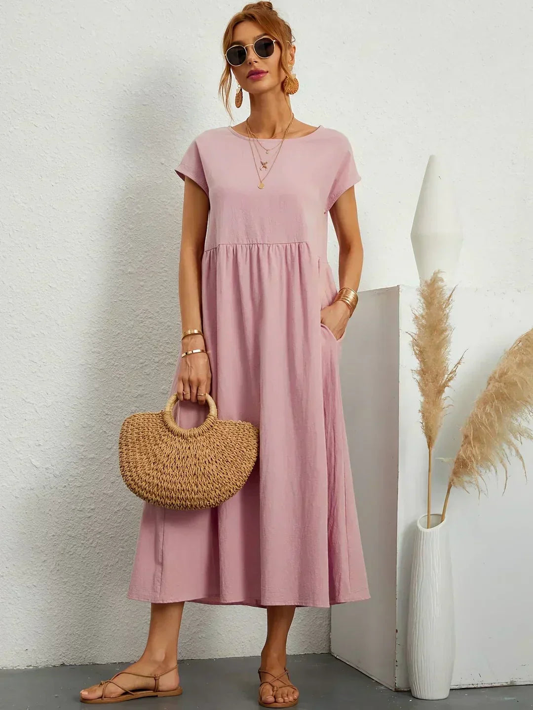 Naya | Robe Midi Aérienne