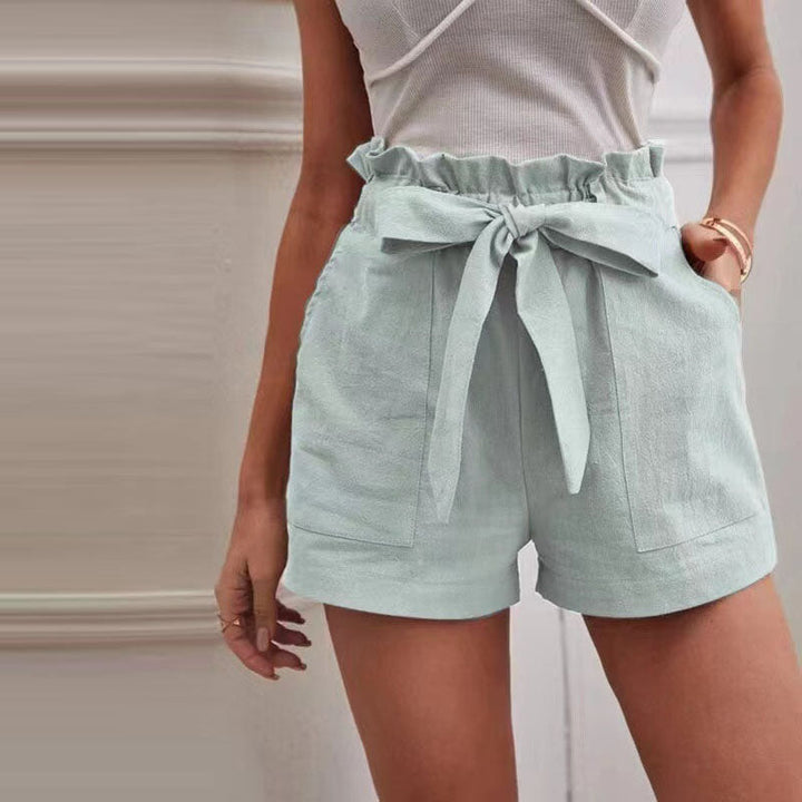 【Coton Et Lin】Shorts Unis Casual