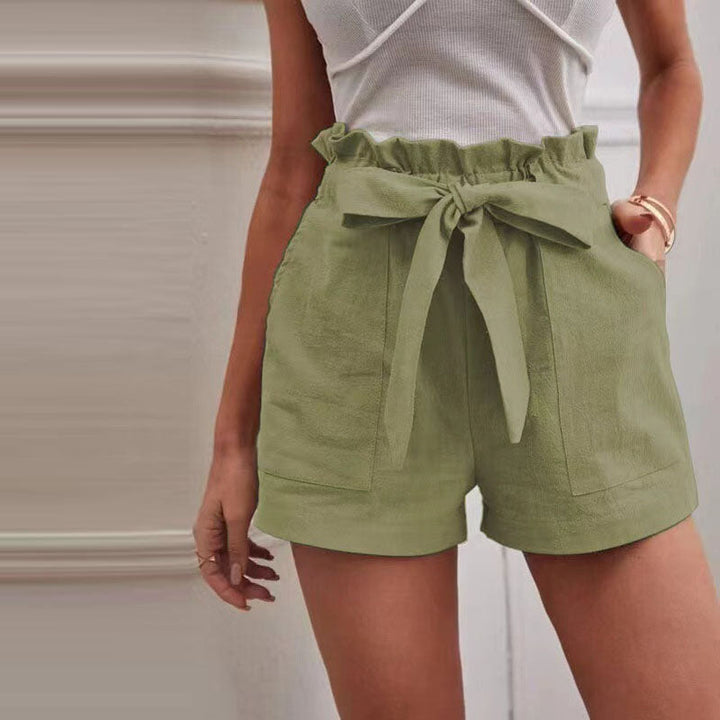 【Coton Et Lin】Shorts Unis Casual