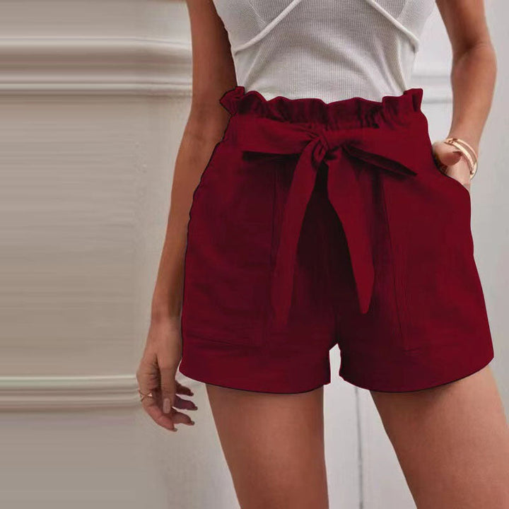 【Coton Et Lin】Shorts Unis Casual