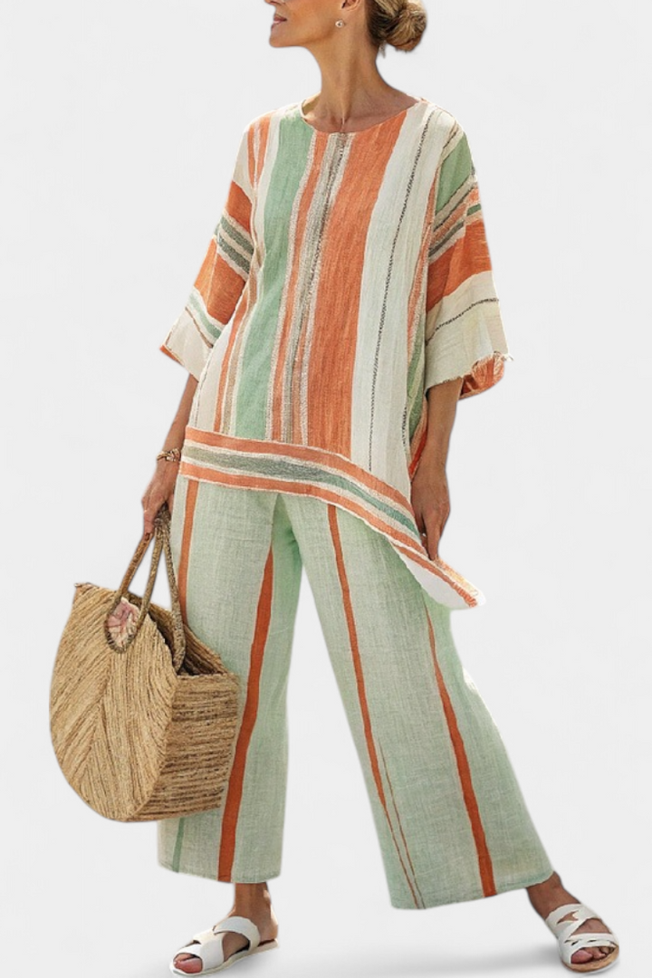 Bellmere | Haut Asymétrique Élégant & Pantalon Large