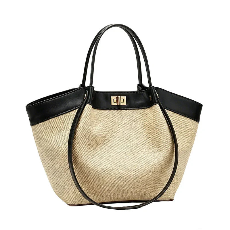 Sac fourre-tout tissé Mattan