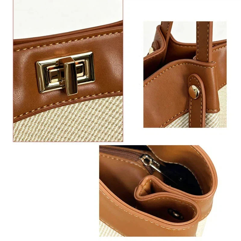 Sac fourre-tout tissé Mattan