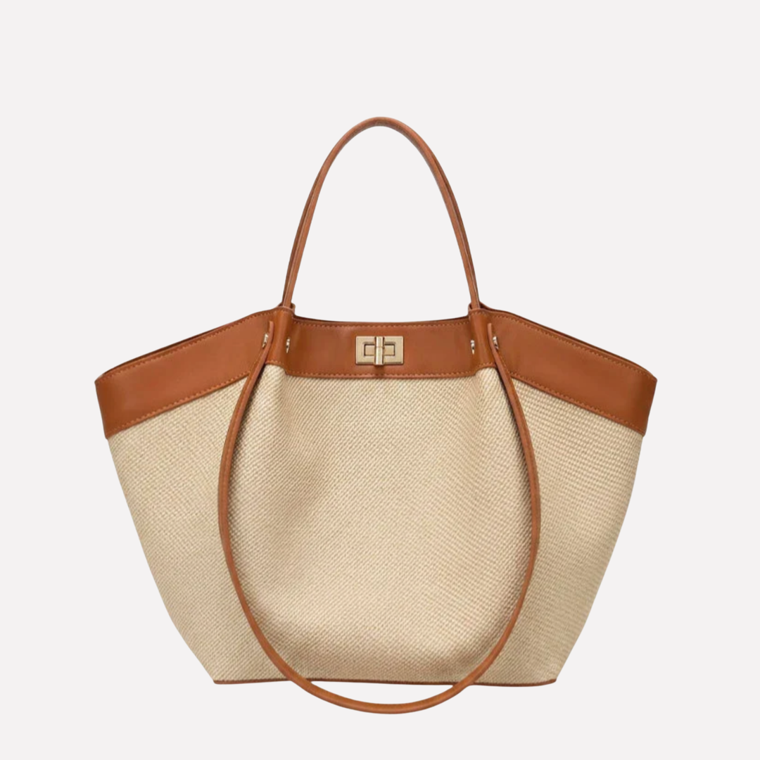 Sac fourre-tout tissé Mattan