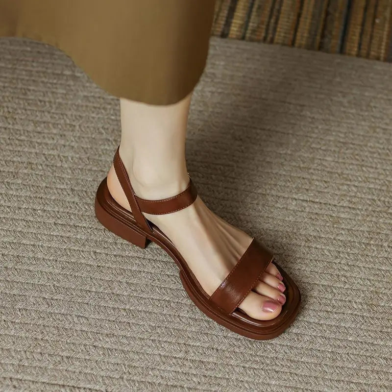 Sandales en Cuir Vivienne™