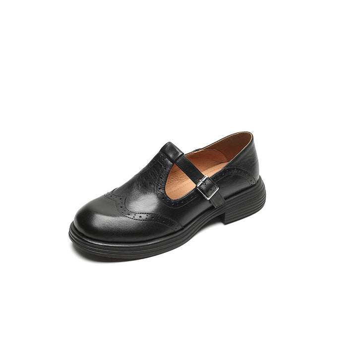 Elvara | Élégantes Mary Janes en Cuir