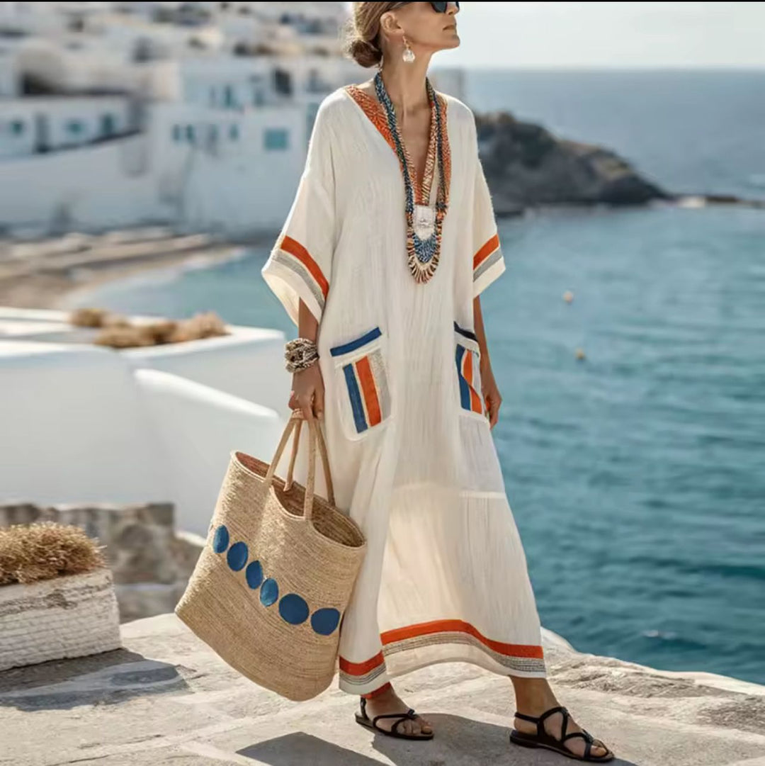 Robe Longue Élégante Mary pour un Look Estival Stylé