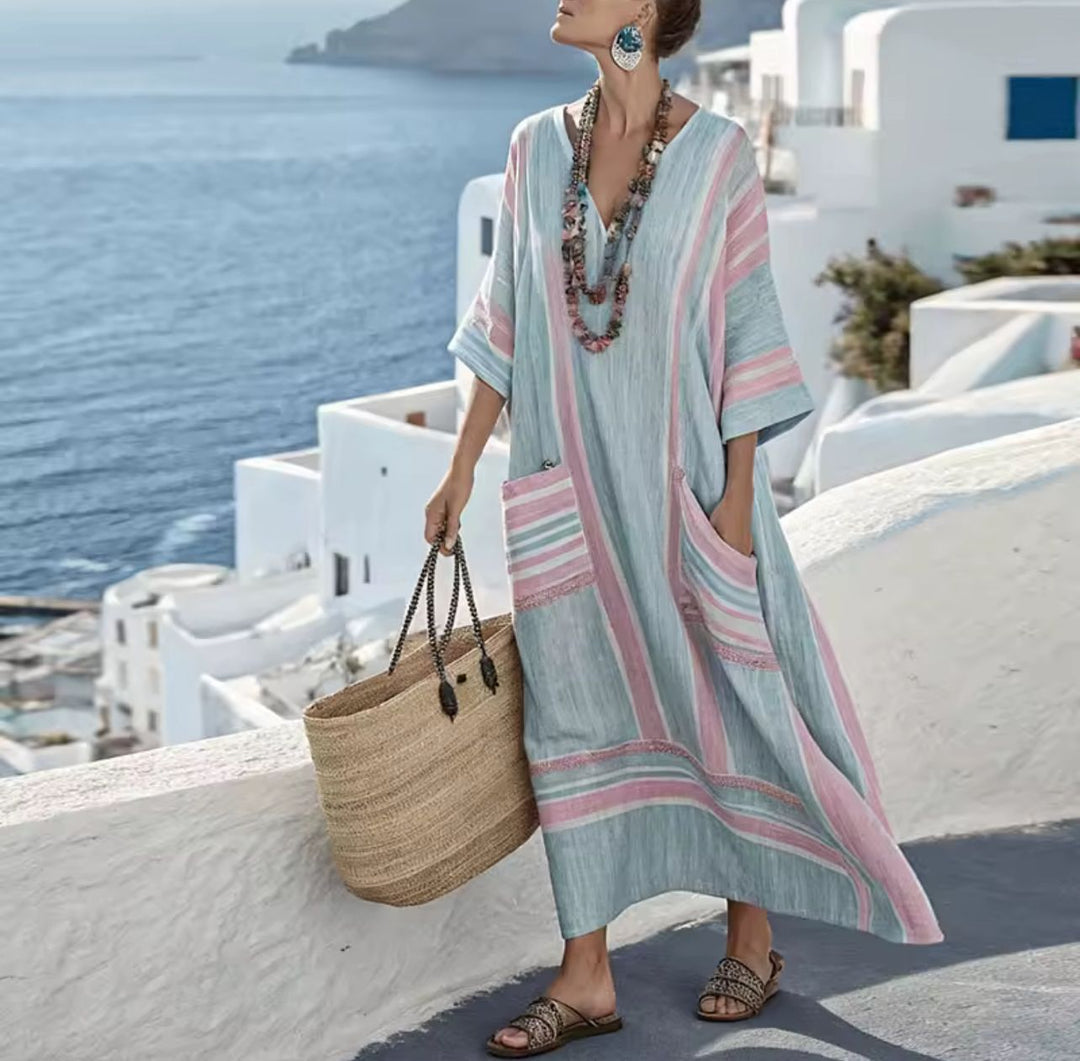 Robe Longue Élégante Mary pour un Look Estival Stylé