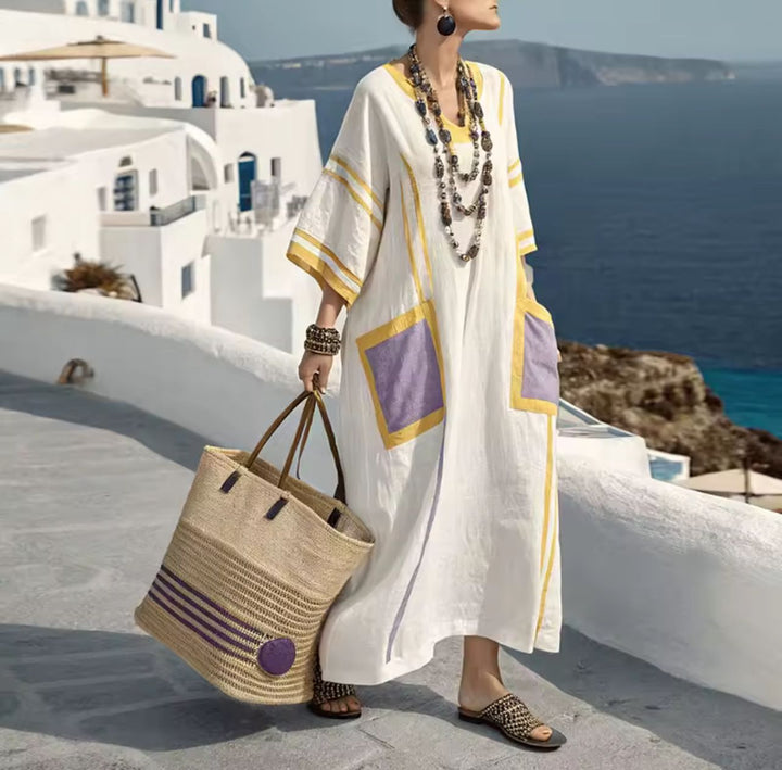 Robe Longue Élégante Mary pour un Look Estival Stylé
