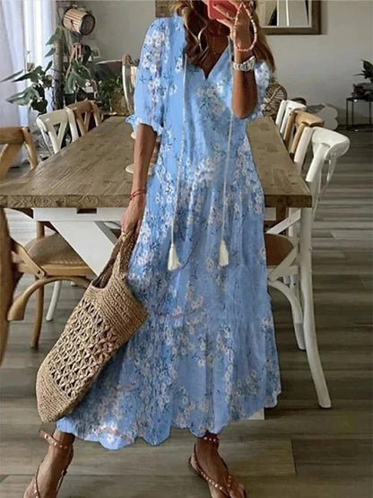 Rosalie | Robe Midi Boho A-Line