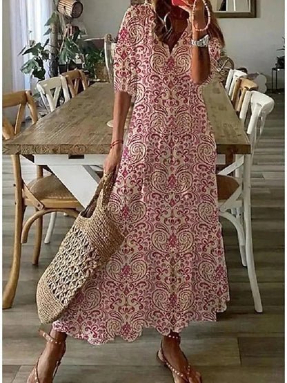Rosalie | Robe Midi Boho A-Line