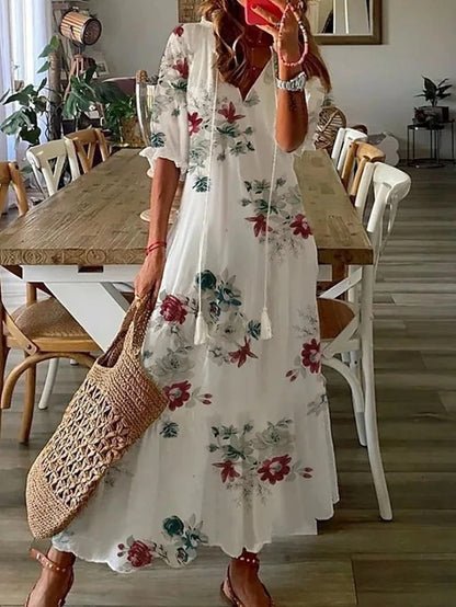 Rosalie | Robe Midi Boho A-Line